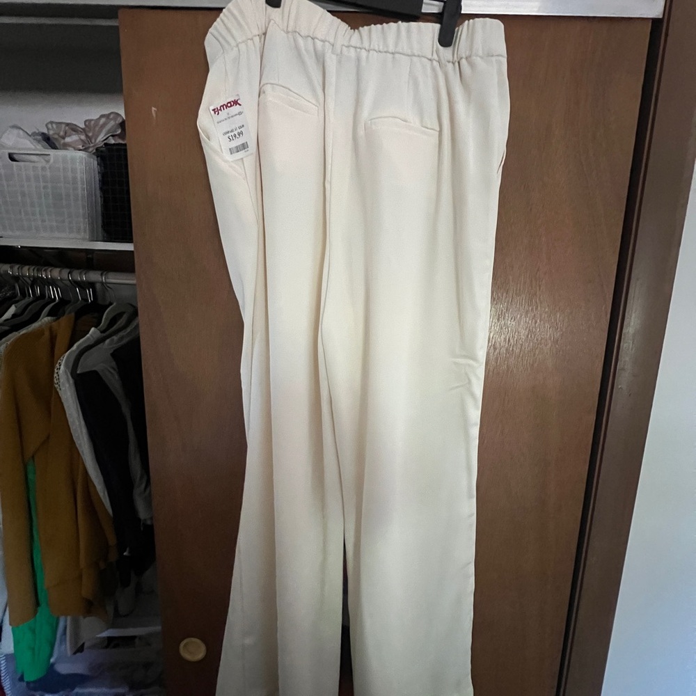 Cream dress pants